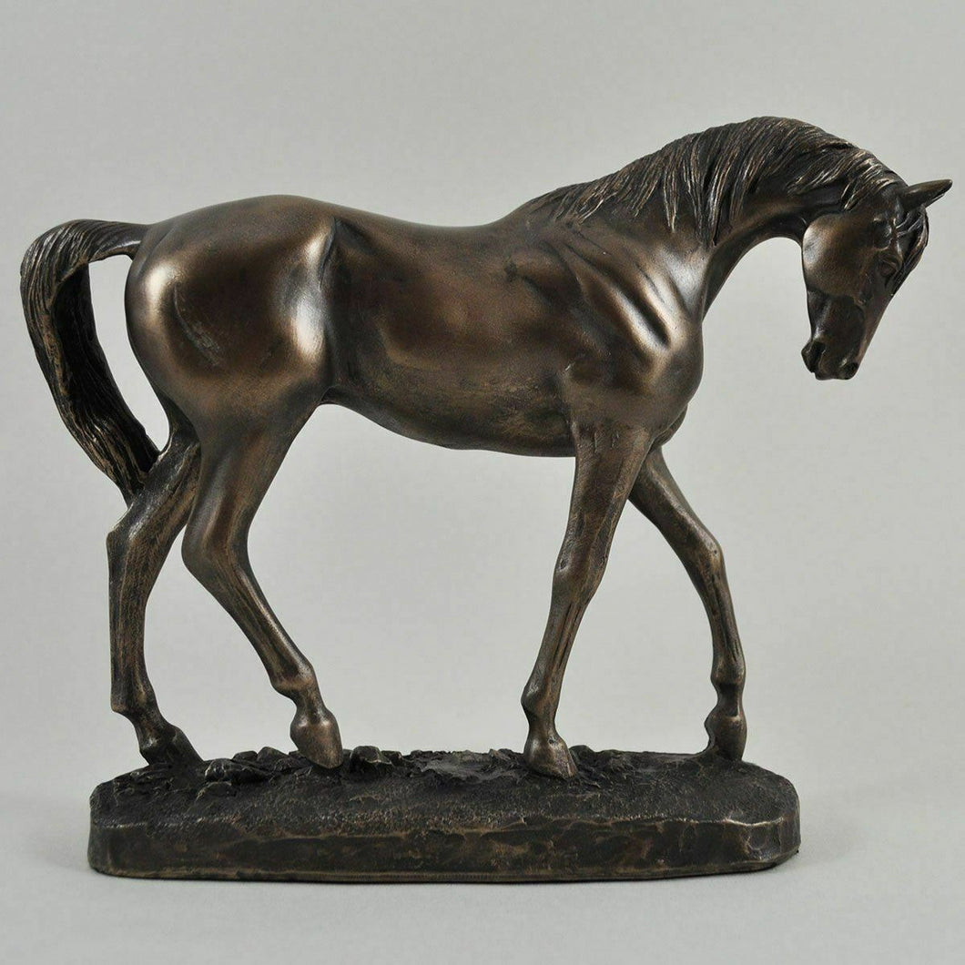 Bronze Horse Sculpture Horses Stallion Gifts Statue Ornament Figure