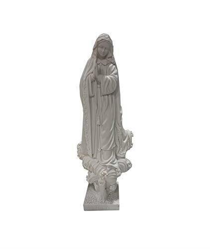 Blessed Virgin Mary Our Lady of Fatima White Statue Ornament Figurine Figure-OsirisTradingUK