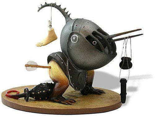 Helmeted Bird Monster Museum Reproduction Hieronymus Bosch Statue Ornament