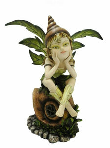 Large Forest Fairy Resting Sculpture Statue Mythical Creatures Figure Gift-OsirisTradingUK