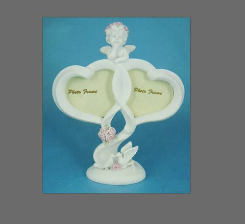 Guardian Angel Figurine Cherub Photo Frame Statue Ornament Sculpture Gift-Collectables:Fantasy, Myth & Magic:Mythical Creatures:Angels-OsirisTradingUK