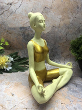 Load image into Gallery viewer, Novelty Art Yoga Pose Sculpture Figurine Statue Ornament Meditation Siddhasana
