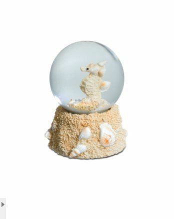 Novelty Sand Effect Sea Horse Snow Globe