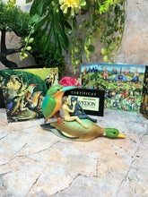 Load image into Gallery viewer, Couple on a Duck Museum Reproduction Sculpture Hieronymus Bosch Statue

