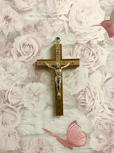 Load image into Gallery viewer, Mahogany Wood Crucifix Cross Wall Hanging Religious Decoration-OsirisTradingUK
