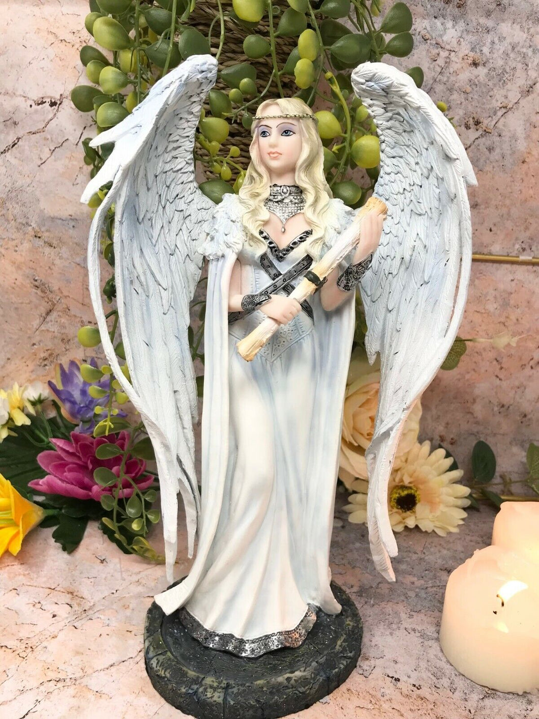 Large Angel of Revelation Figurine Statue Sculpture Gothic Fantasy Figurine Gift