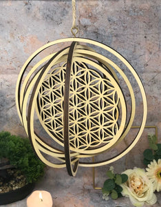 Flower of Life Wall Decoration Sacred Geometry Home Hanging Decor-OsirisTradingUK