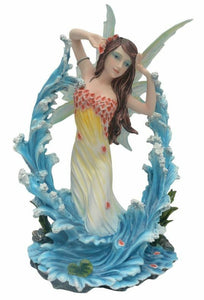 Large Water Fairy Sculpture Statue Mythical Creatures Figure Gift Home Ornament