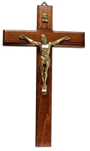 Crucifix Jesus on Wooden Cross Hanging Religious Christian Symbol Ornament-OsirisTradingUK