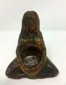 Mother Earth Gaia Statue Pagan Goddess Altar Ornament Wiccan Garden Sculpture