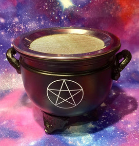 Pentagram Metal Incense Resin Burner Wiccan Pagan Altar Pentacle Symbol-OsirisTradingUK