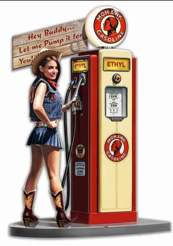 Pin Up Girls Retro Lady Vintage Style Metal Sign Plaque Man Cave Shed Bar Pub-OsirisTradingUK