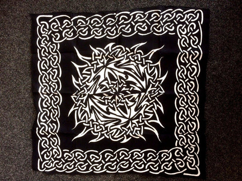 Celtic Altar Tarot Cloth Rayon Tribal Wicca Pagan New Design-OsirisTradingUK