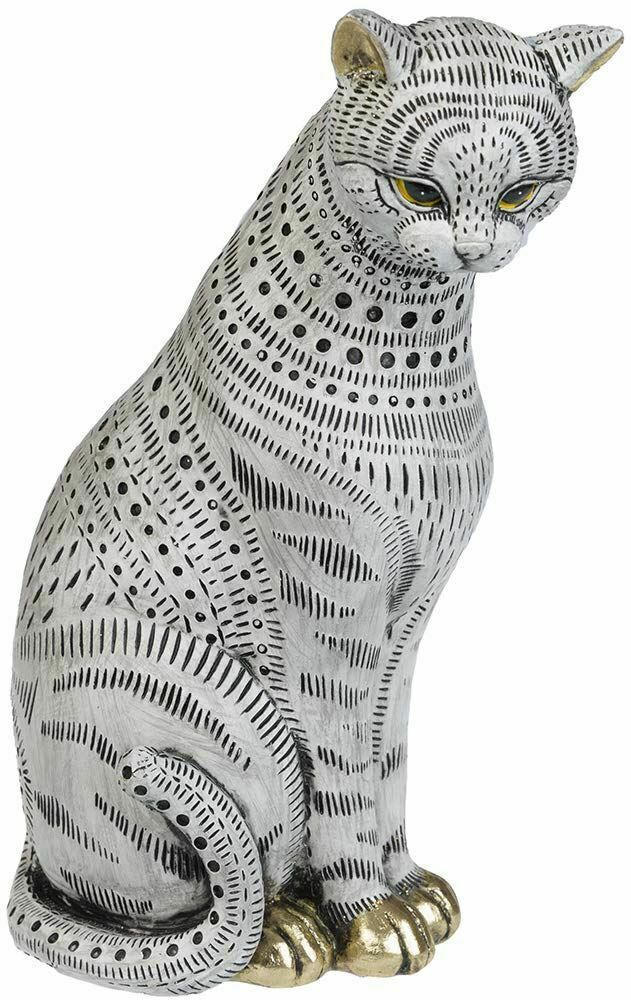 Katzenornament im rustikalen Stil, Heimdekoration, Figur, ideales Geschenk für Katzen- und Kätzchenliebhaber 