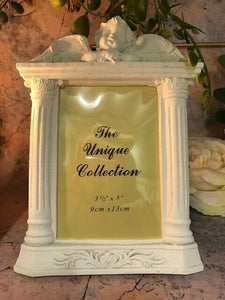 Guardian Angel Figurine Cherub Photo Frame Statue Ornament Sculpture Statue Gift-Collectables:Fantasy, Myth & Magic:Mythical Creatures:Angels-OsirisTradingUK