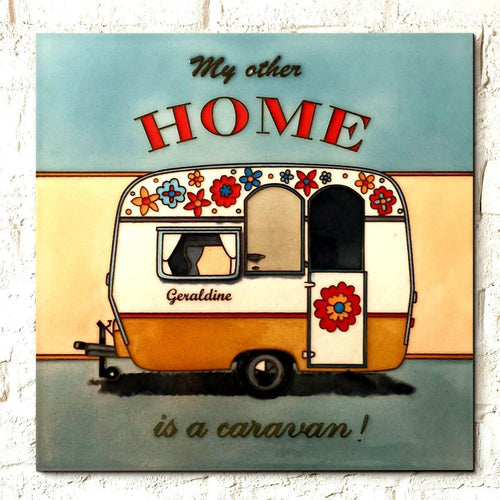 My Home For The Summer by Martin Wiscombe Decorative Ceramic Tile-OsirisTradingUK