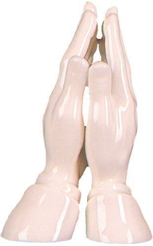 Praying Hands Religious Figurine Statue Ornament Ceramic-OsirisTradingUK