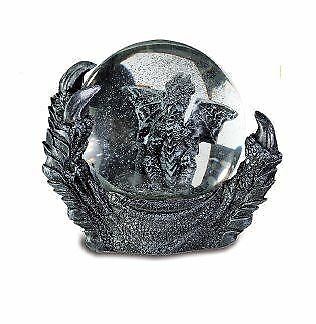 Stone Effect Dragon Claw Snow Globe Ornament Water Ball Sculpture Dragons Gift