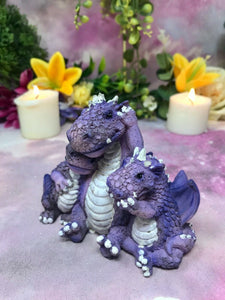 Comical Dragons Family Fantasy Sculpture Mythical Statue Ornament Gift Dragon-OsirisTradingUK