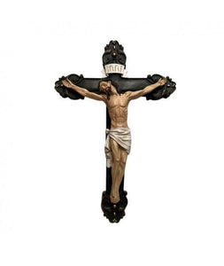 Crucifix Hanging Wall Cross Resin Corpus Christi Jesus Christ Religious Ornament