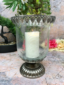 Moroccan Candle Tealight Holder Glass Seasonal Decor Ornament Home Lighting-OsirisTradingUK