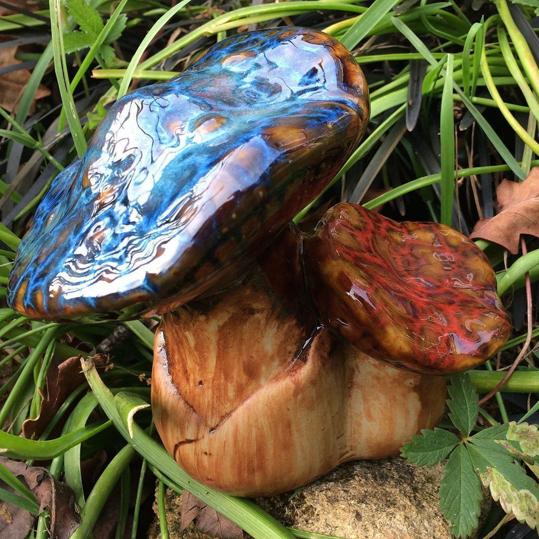 Garden Mushroom Ornament Outdoor Decor Sculpture Figurine-OsirisTradingUK