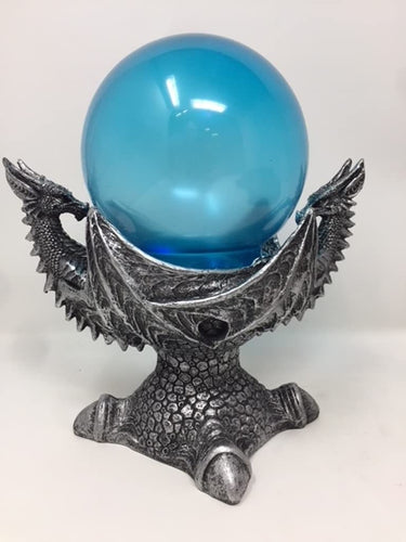 Dragon Orb Mythical Guardians with LED Light Fantasy Sculpture Mythical Statue Ornament Dragons Collectable-OsirisTradingUK