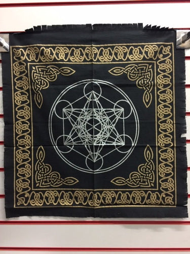 Sacred Geometry Pattern Altar Tarot Cloth Pagan Wiccan Table Cover Decoration Wall Decor-OsirisTradingUK