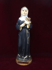 Saint Rita of Cascia Statue Catholic Sculpture Religious Ornament Figurine for Home or Chapel-OsirisTradingUK