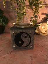 Load image into Gallery viewer, Soapstone Yin Yang Oil Burner Aromatherapy Home Decoration Feng Shui Decor
