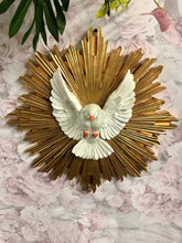 Load image into Gallery viewer, Large Holy Spirit Wall Plaque Trinity Dove Religious Art Confirmation Keepsake
