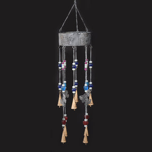 Butterflies and Bells Garden Wind Chime Hanging Decoration 76 cm Long-OsirisTradingUK