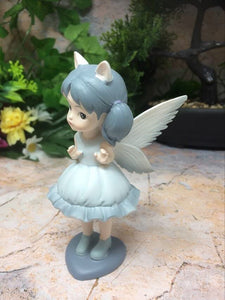 Adorable Peaceful Angel Sculpture Fairies and Angels Collection Figurine Fantasy Blue Fairy-OsirisTradingUK