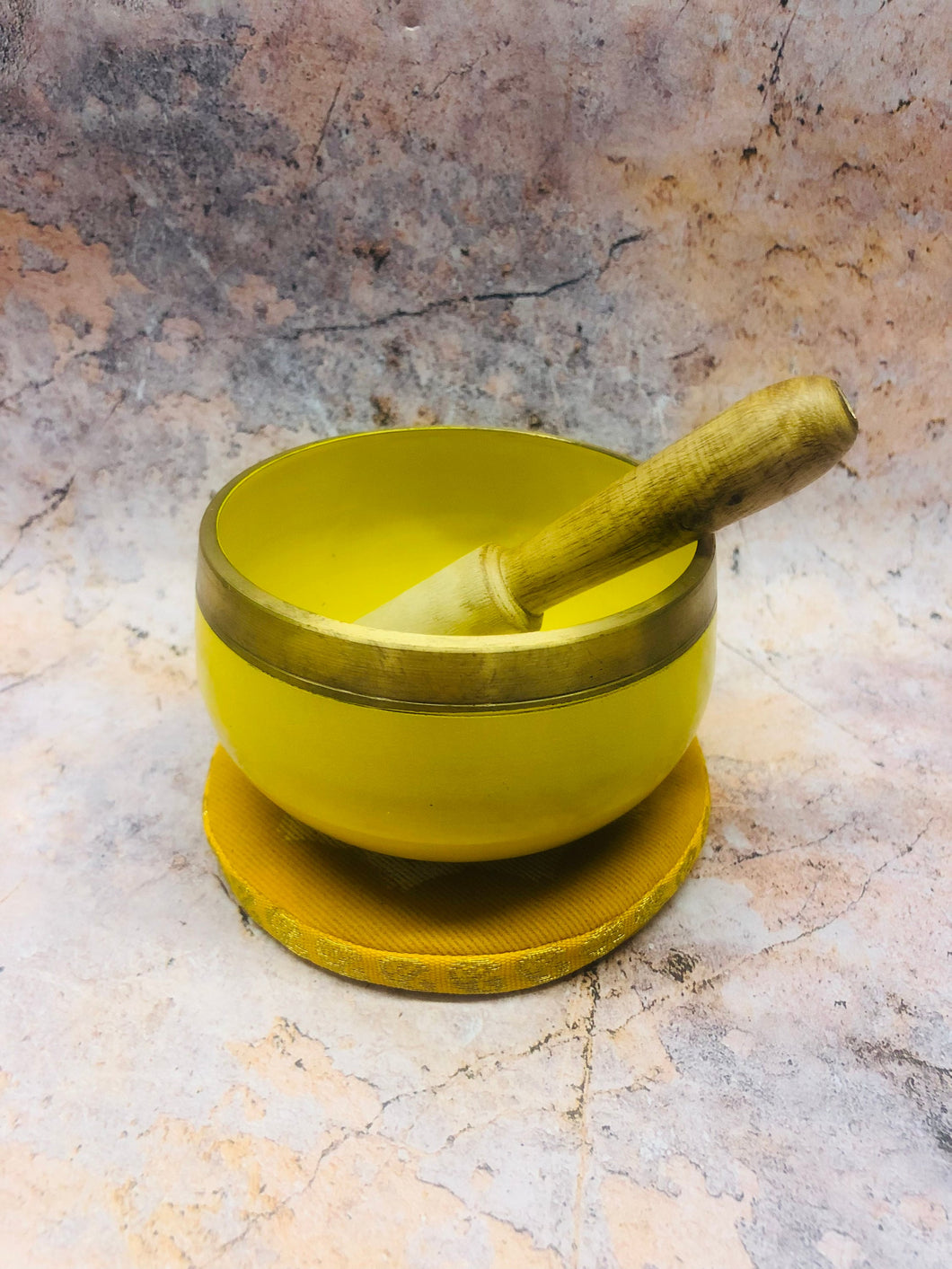 Solar Plexus Chakra Purple Singing Bowl Home Decor Feng Shui Buddhist Gift